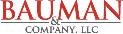 text logo of Bauman & Company, Atlanta